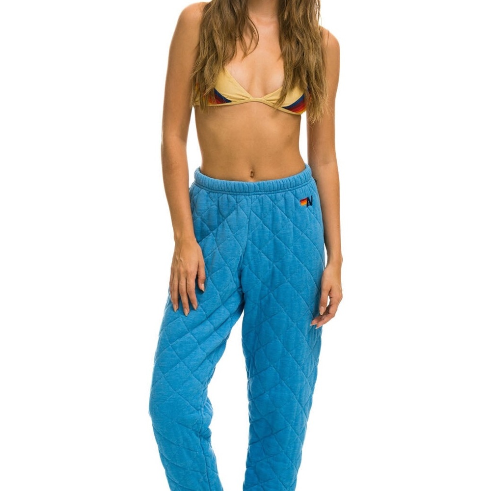 Aviator Nation Quilted Sweatpants Size Large